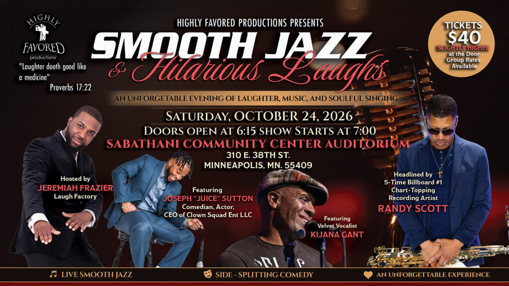 Smooth Jazz & Hilarious Laughts - Minneapolis, MN